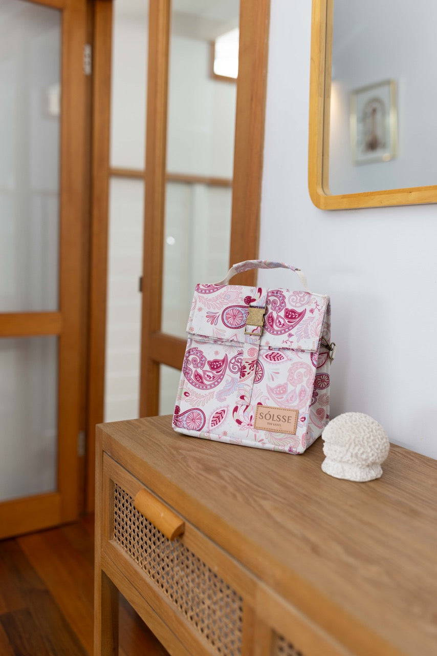 Folded Cooler Satchel - Damsel