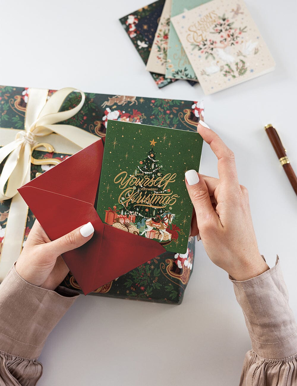 "Have yourself a very Merry Christmas" Christmas Card (Tree)