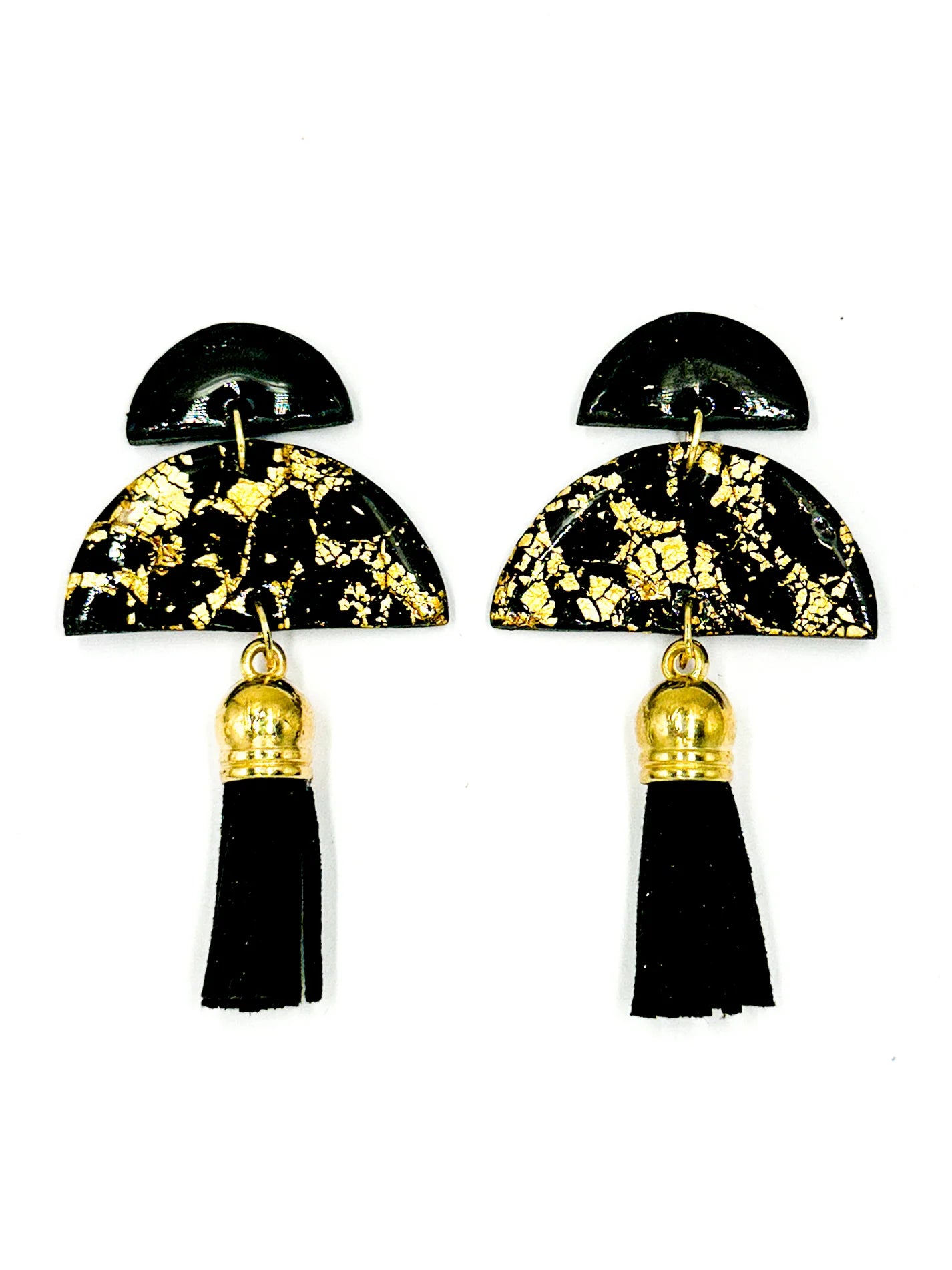 Cleopatra Earrings - Black