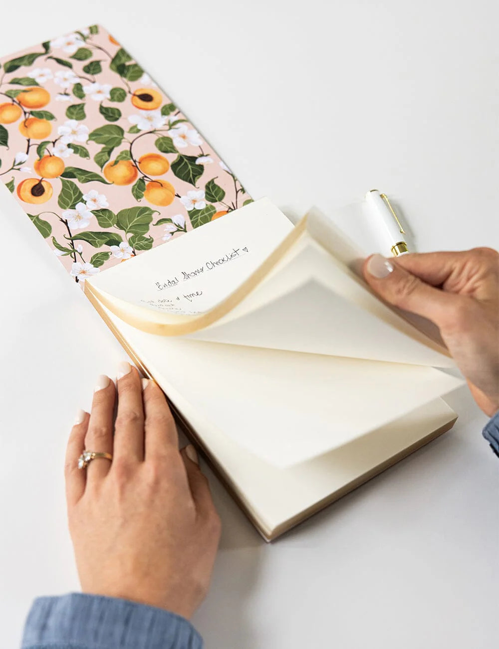 Peaches Notepad Desktop Jotter