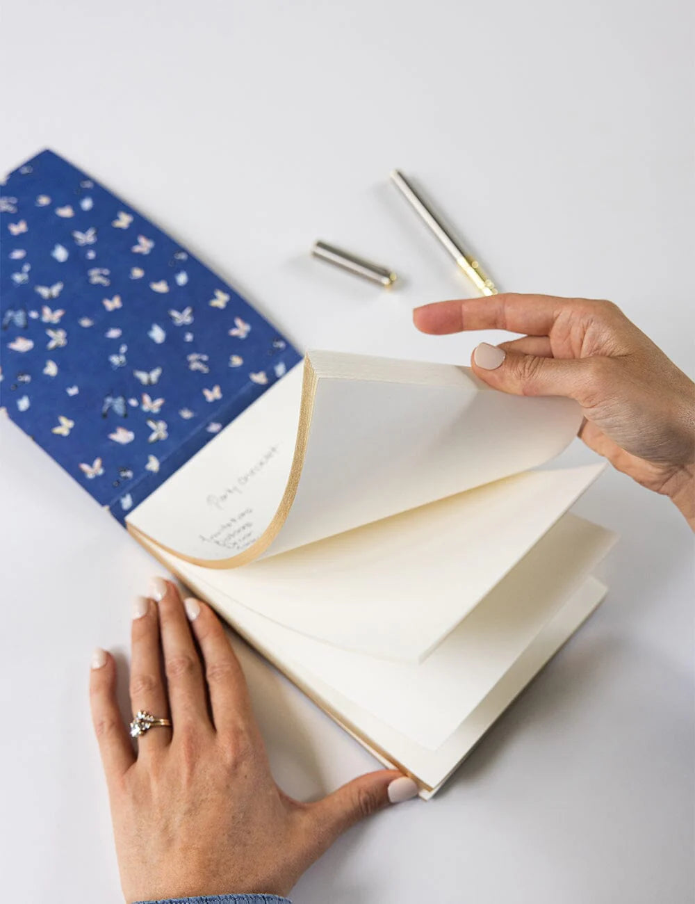 Butterflies Notepad Desktop Jotter