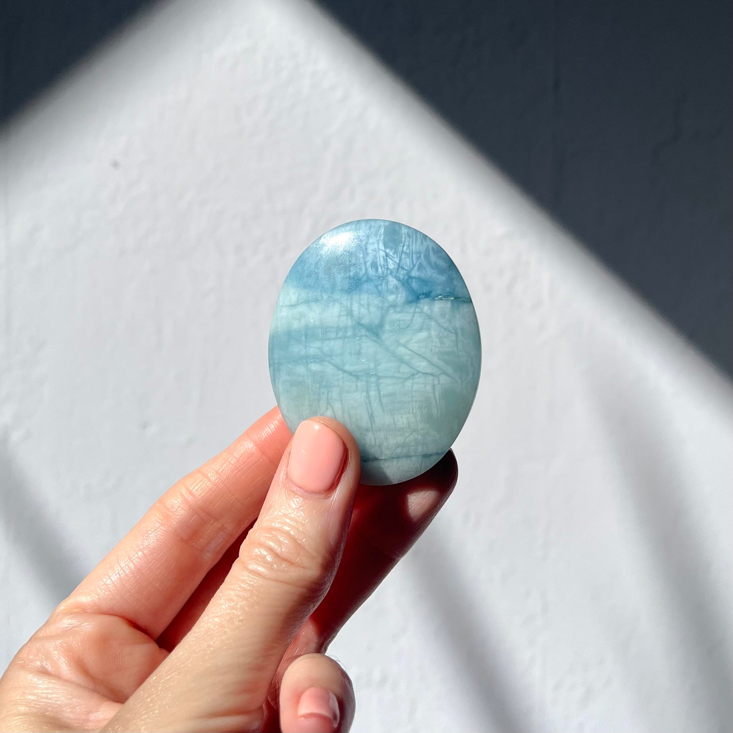 Aquamarine Palm Stone #4 / 56g