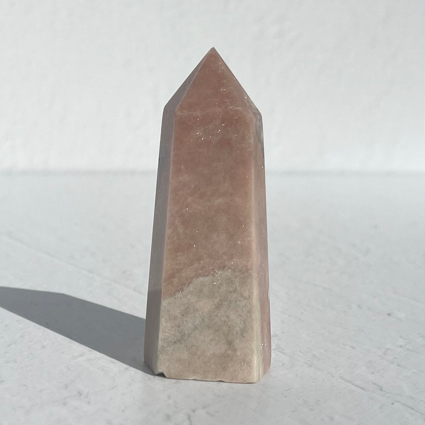 Pink Amethyst Hexagon Point / 126g