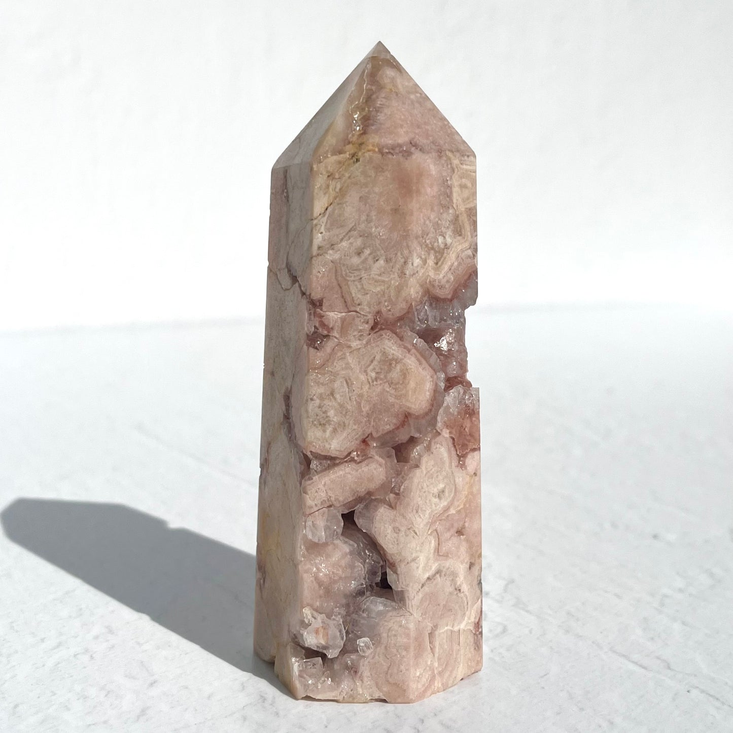 Pink Amethyst Hexagon Point (high grade) / 259g