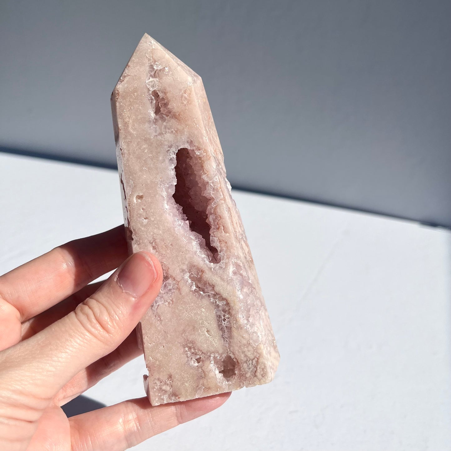 Pink Amethyst Obelisk (high grade) / 334g