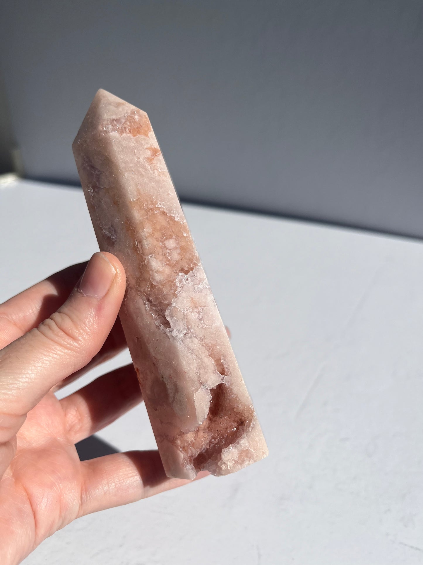 Pink Amethyst Obelisk (high grade) / 334g