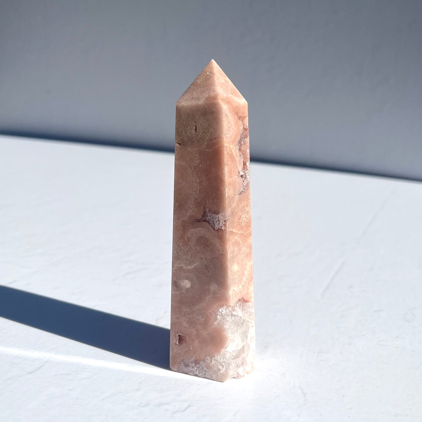 Pink Amethyst Hexagon Point / 170g