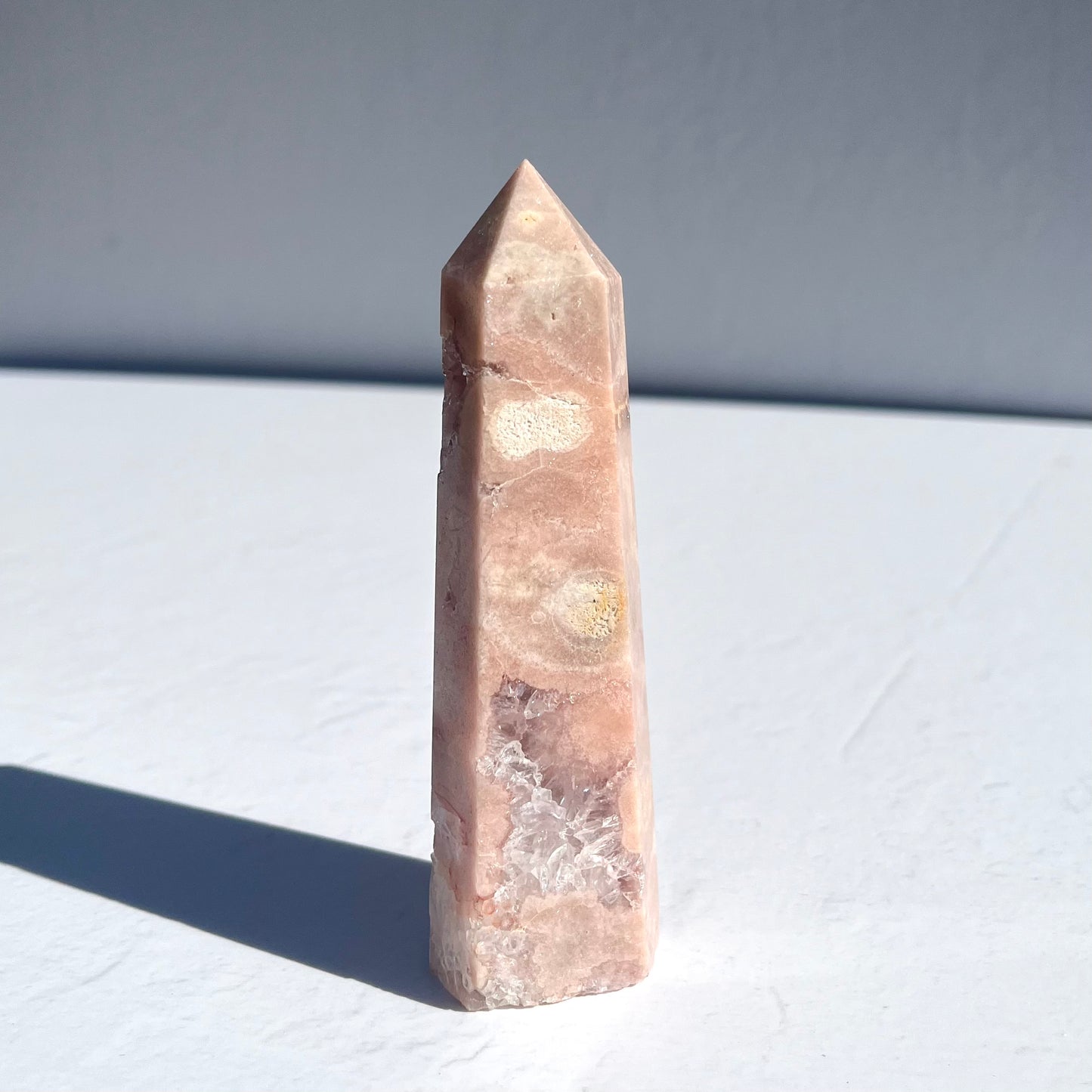 Pink Amethyst Hexagon Point / 170g
