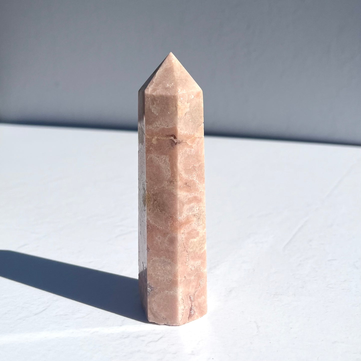 Pink Amethyst Hexagon Point / 170g