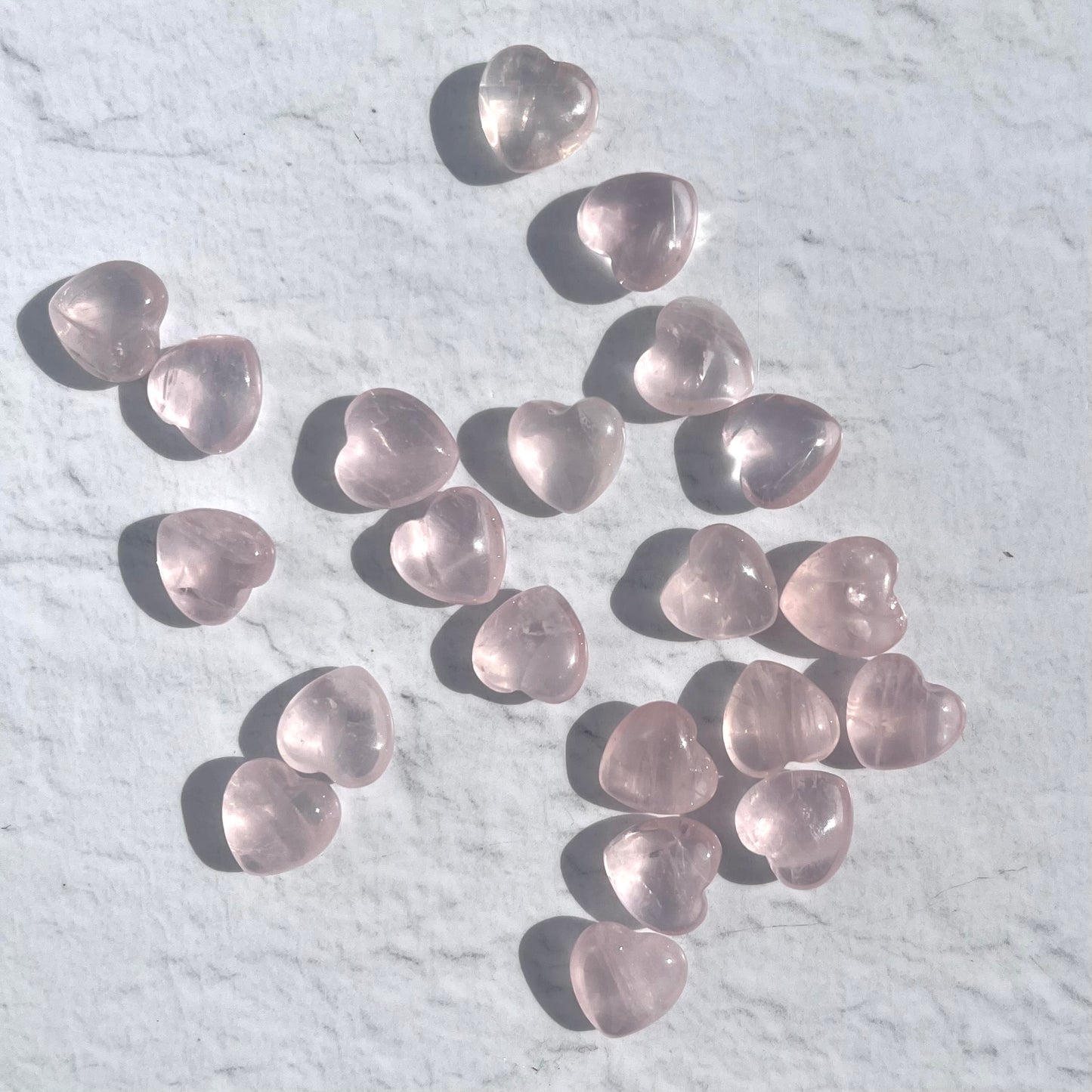 Mini Rose Quartz Heart