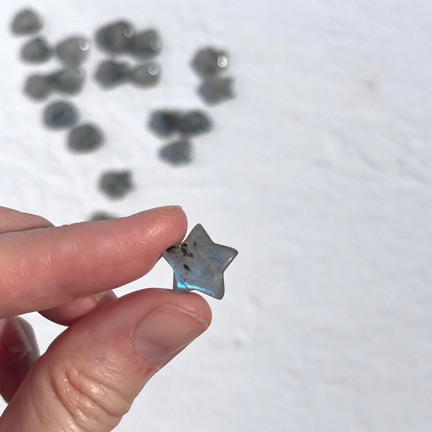 Labradorite Mini Star & Heart (Extra grade)