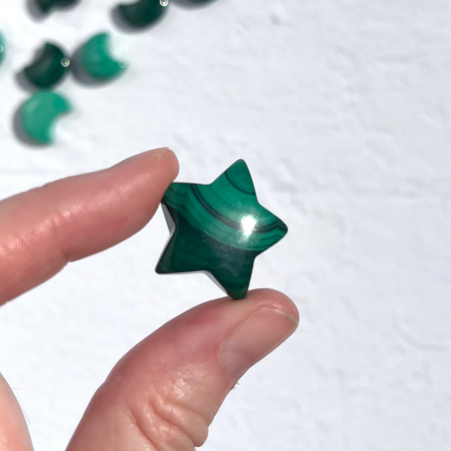 Malachite Star & Moon