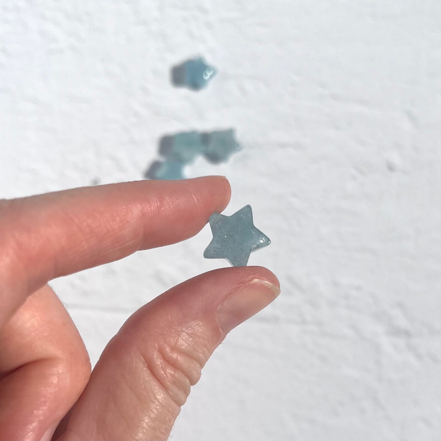 Aquamarine Mini Stars (high grade)