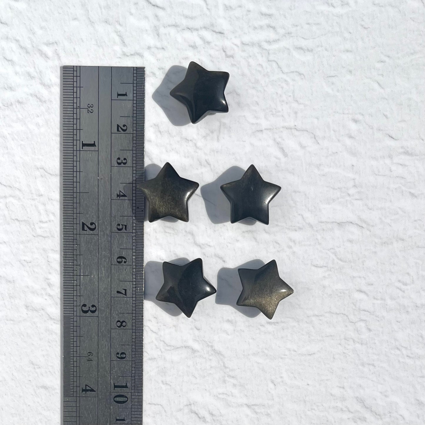 Golden Sheen Obsidian Mini Star