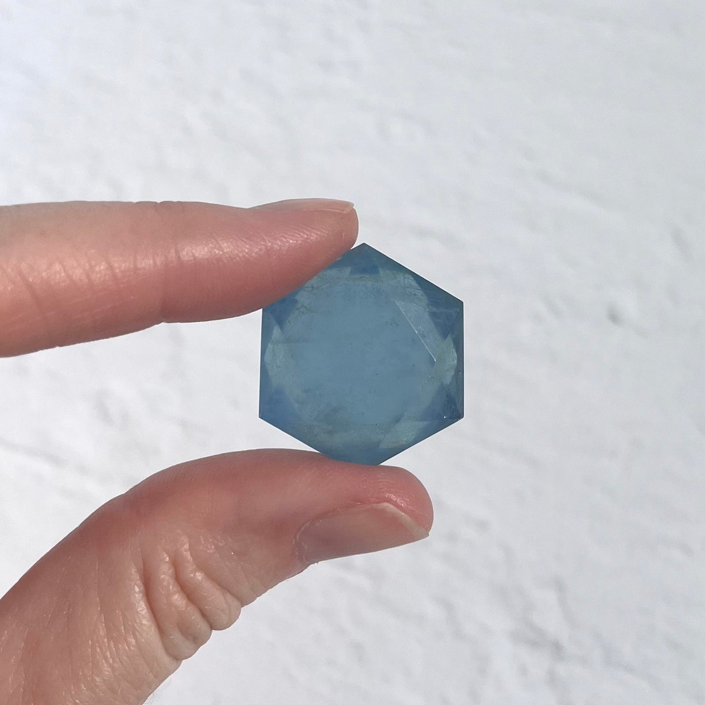 Aquamarine Star of David
