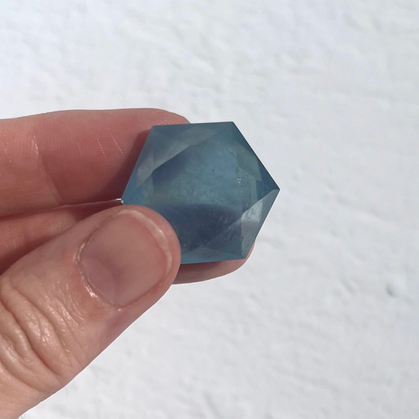 Aquamarine Star of David