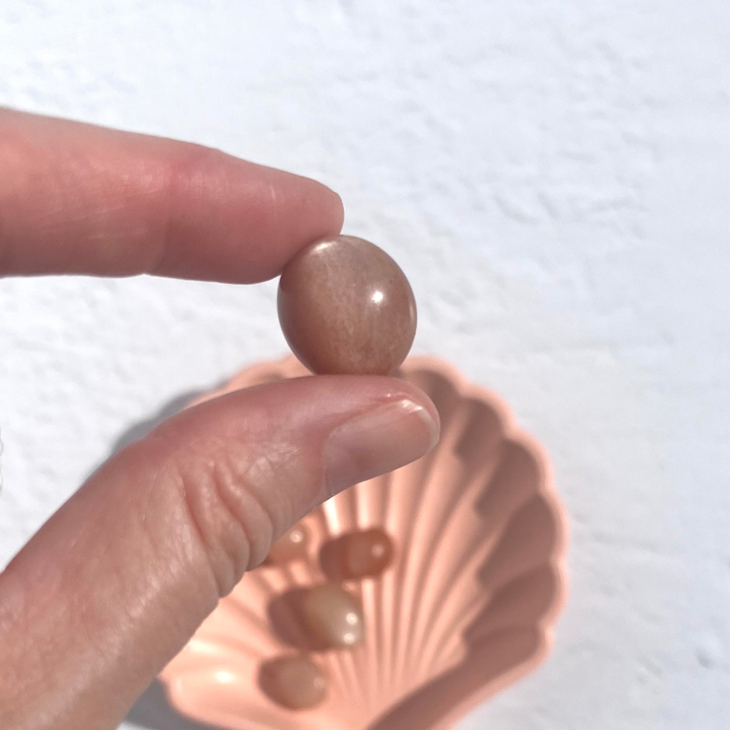 Peach Moonstone Pebbles