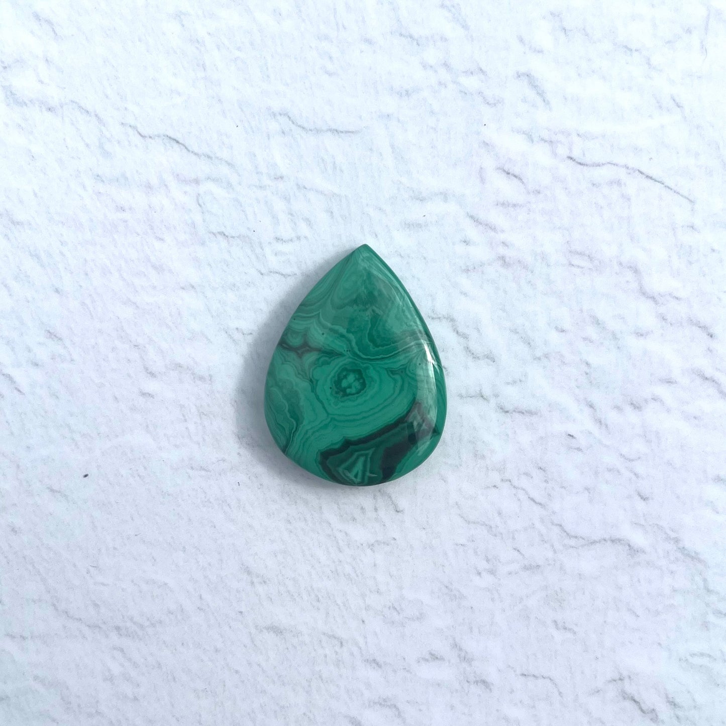 Malachite Teardrop Pendant Carvings