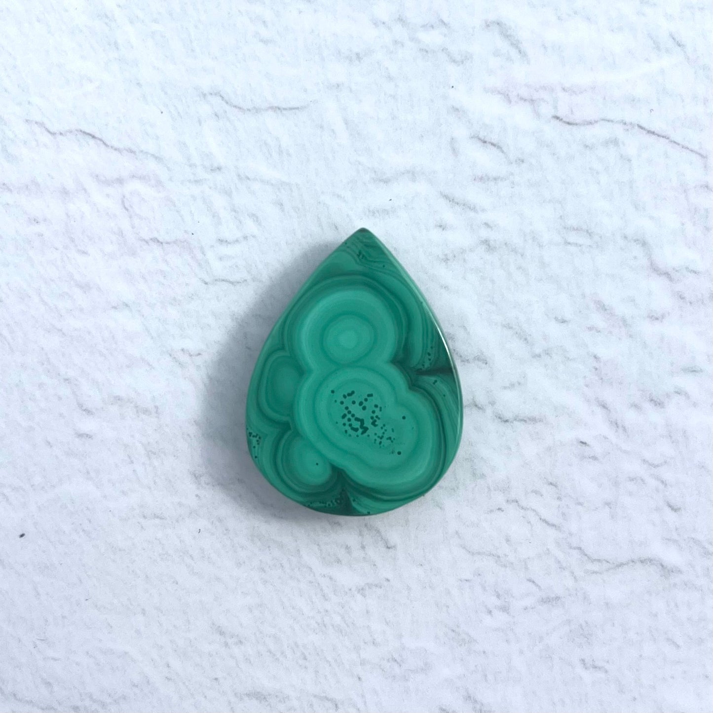 Malachite Teardrop Pendant Carvings