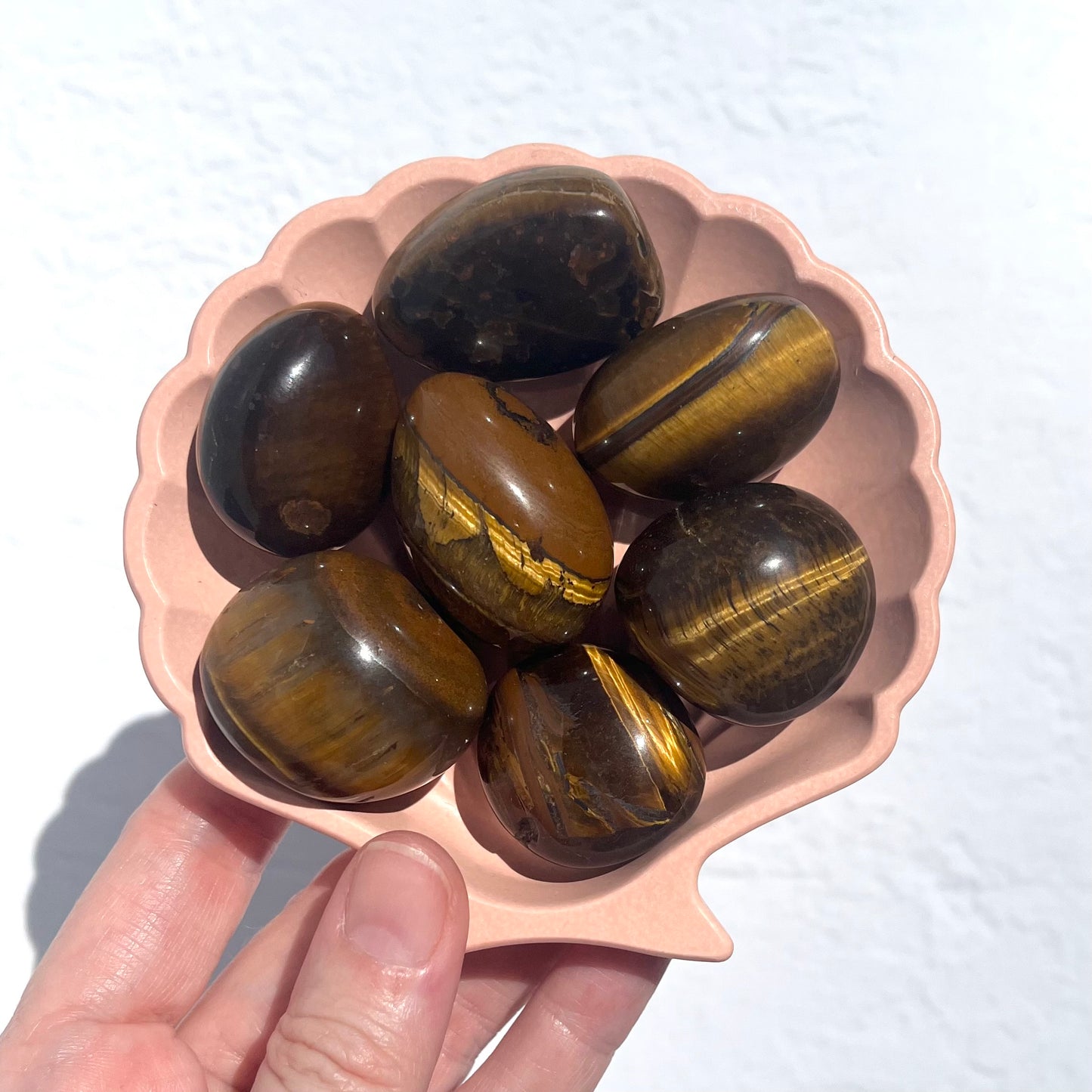 Tiger's Eye Tumble (Large)