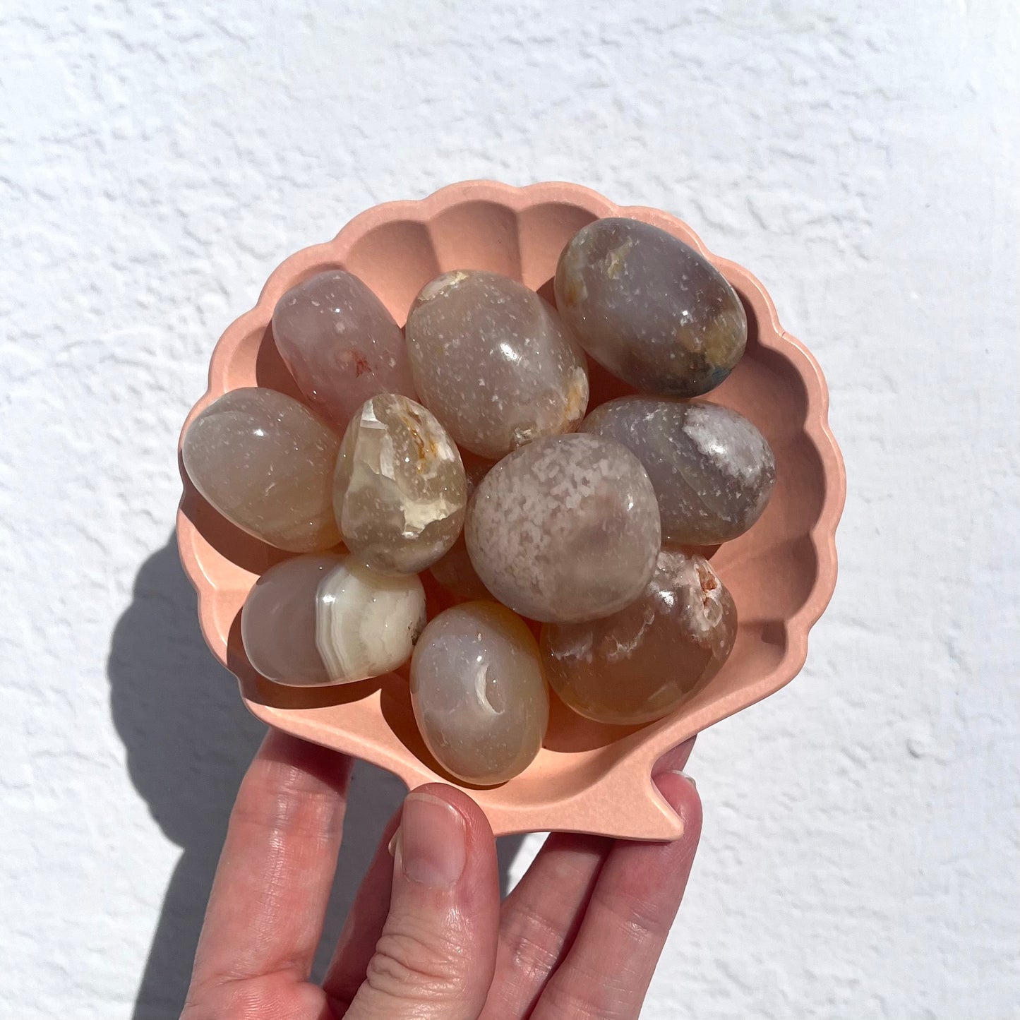 Flower Agate Tumbles