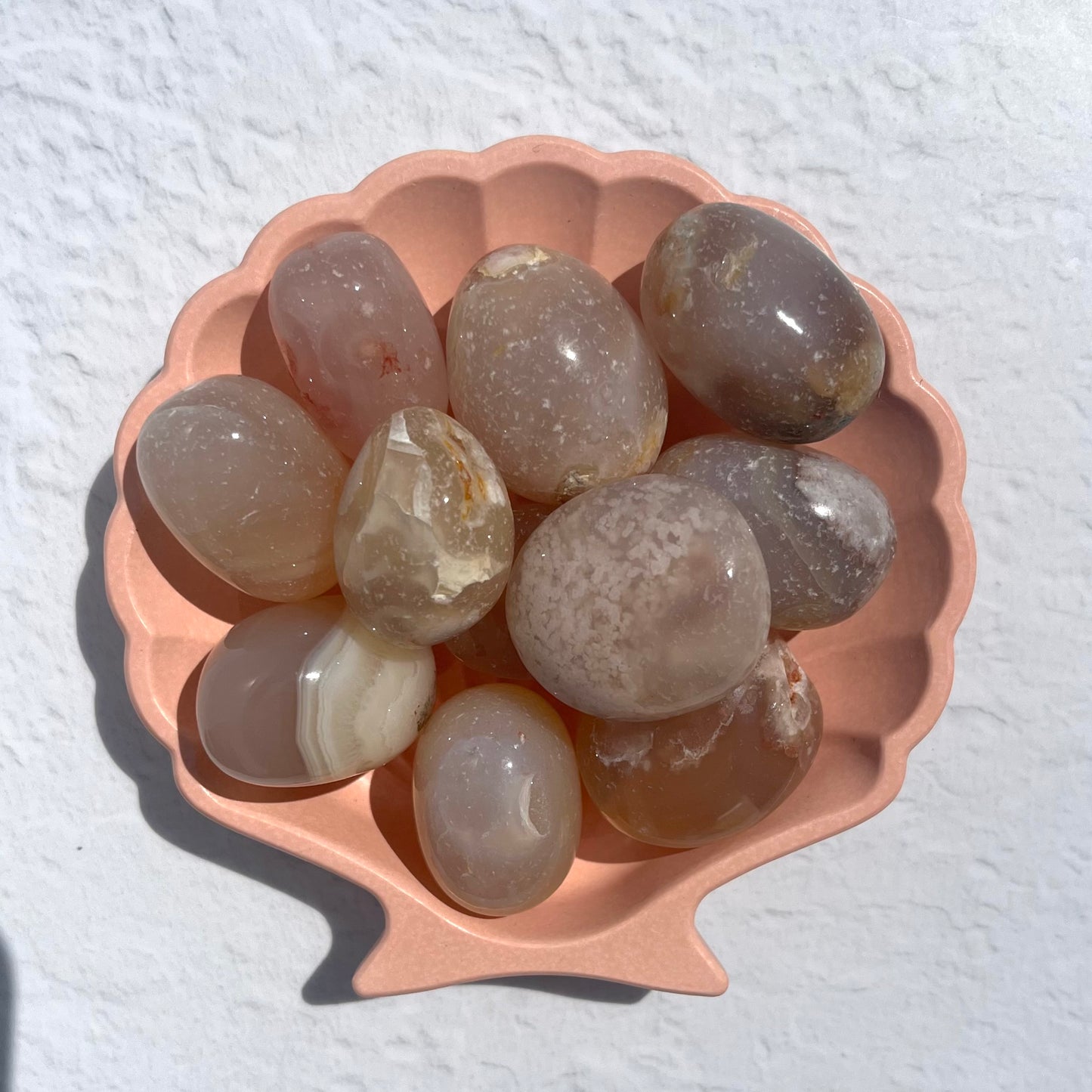 Flower Agate Tumbles