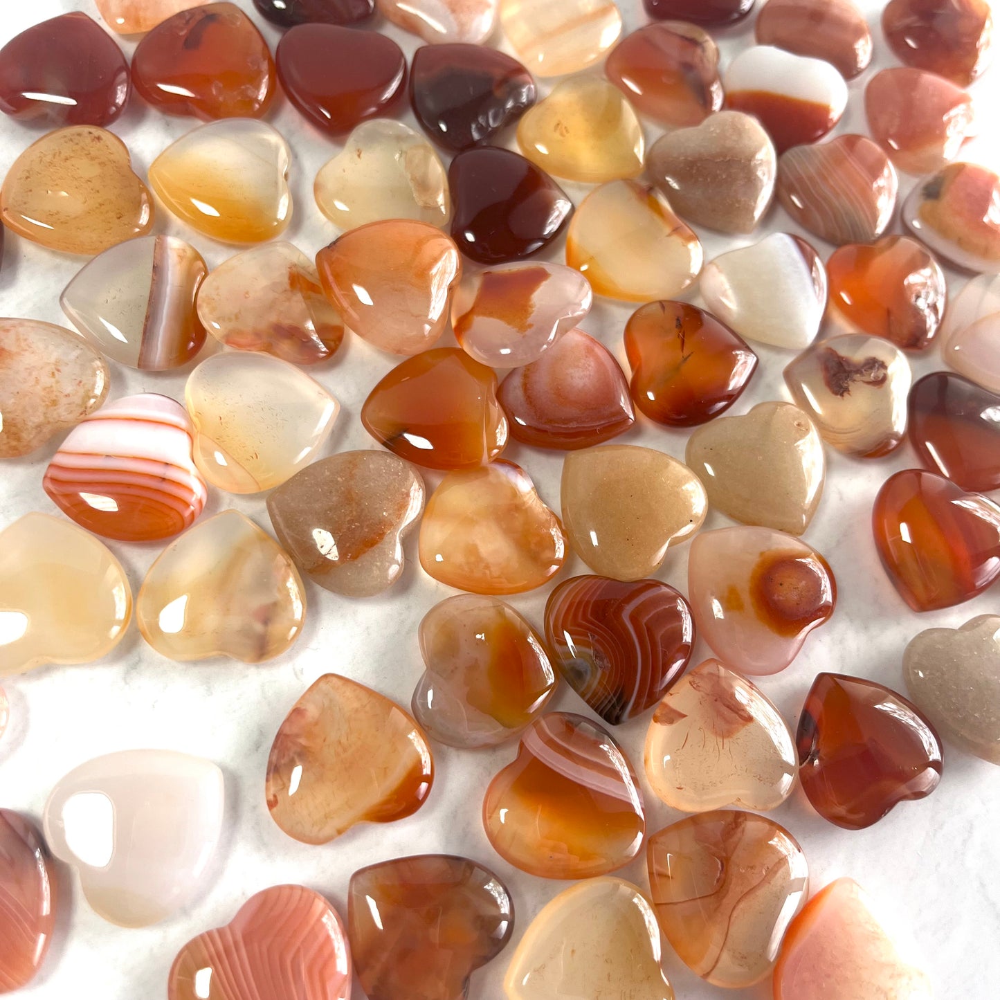 Carnelian Mini Heart
