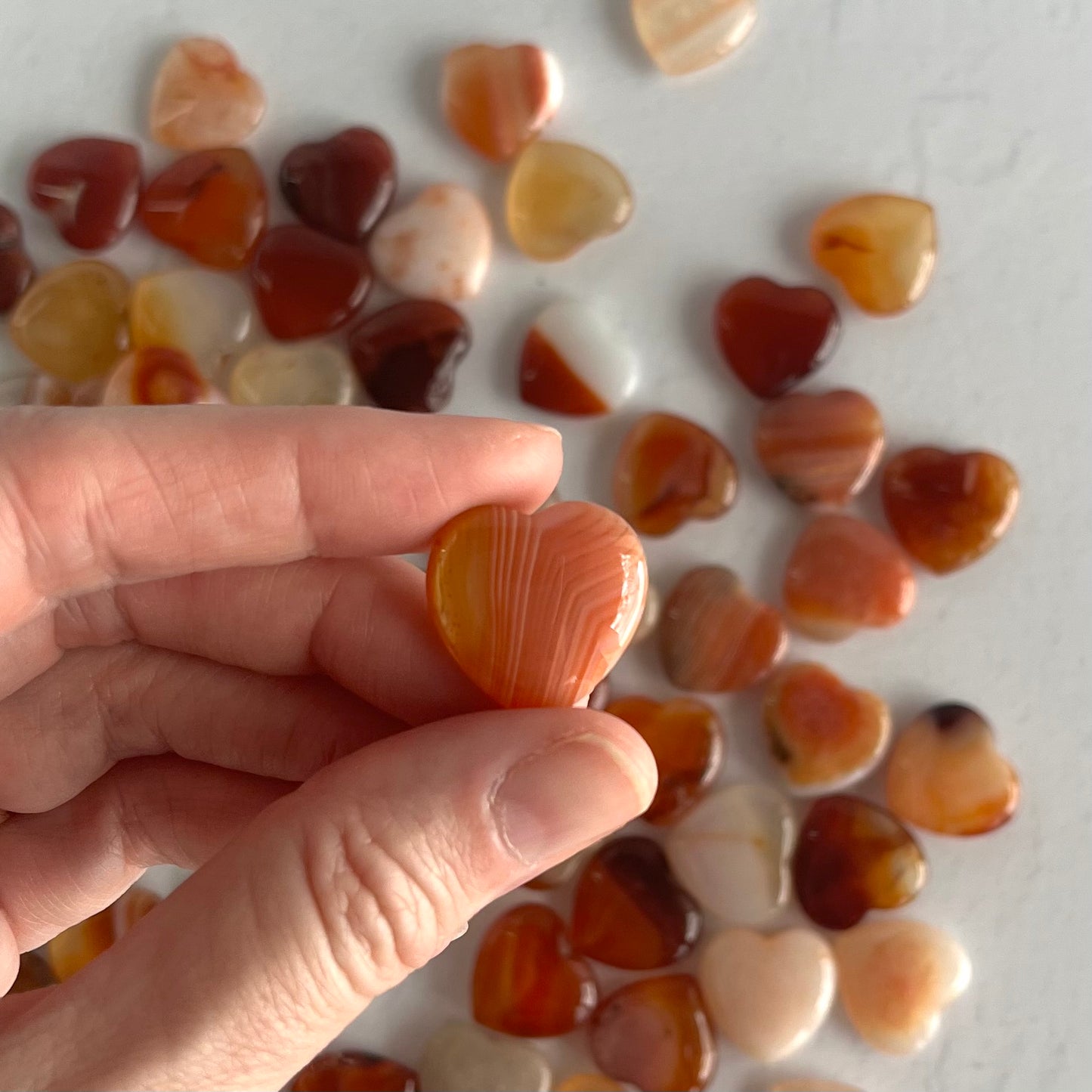 Carnelian Mini Heart