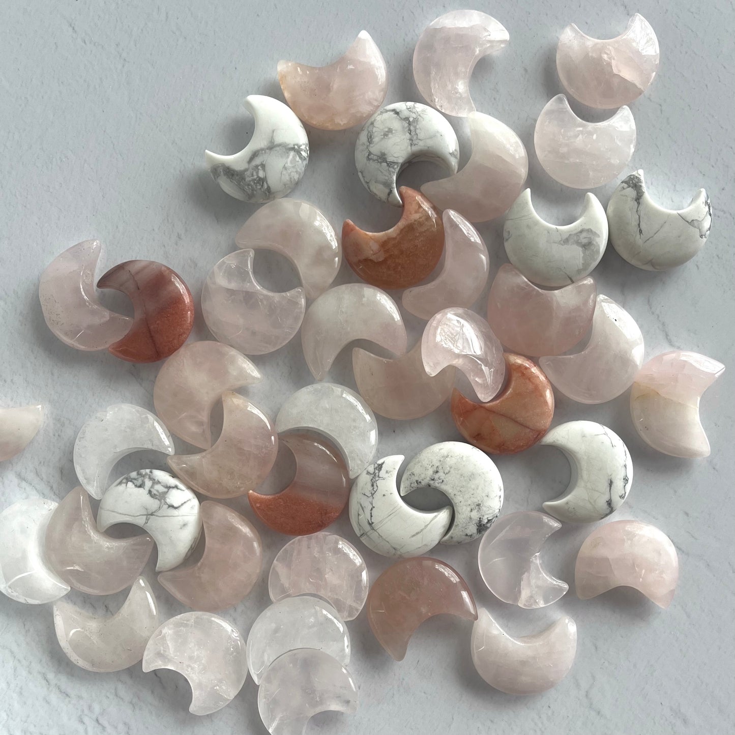 Mixed Moon Carvings
