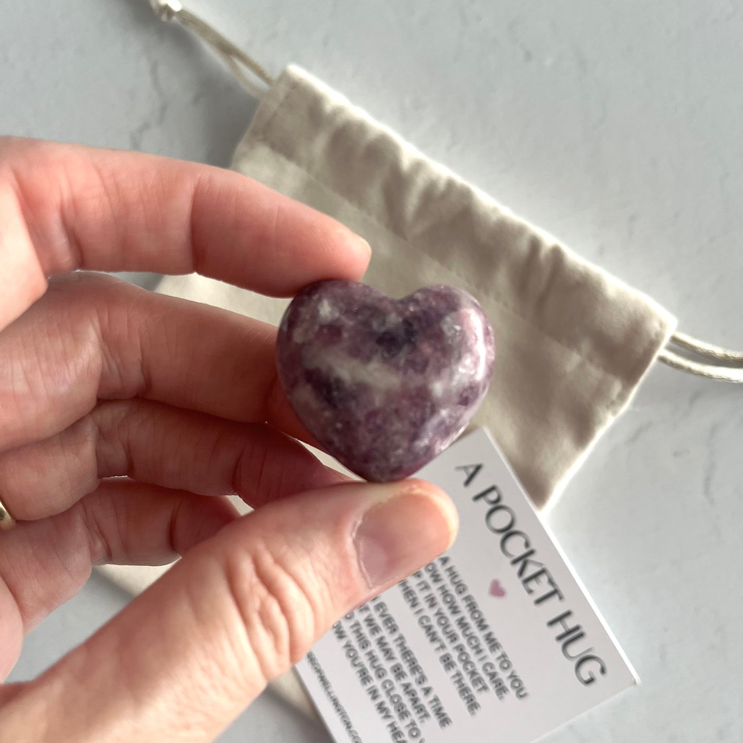 Pocket Hug - Lepidolite