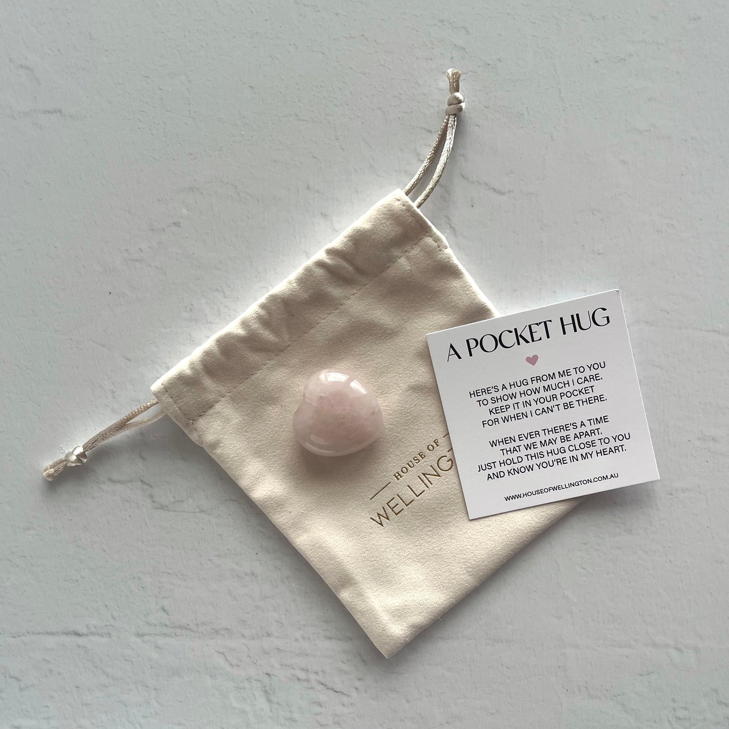 Pocket Hug - Rose Quartz