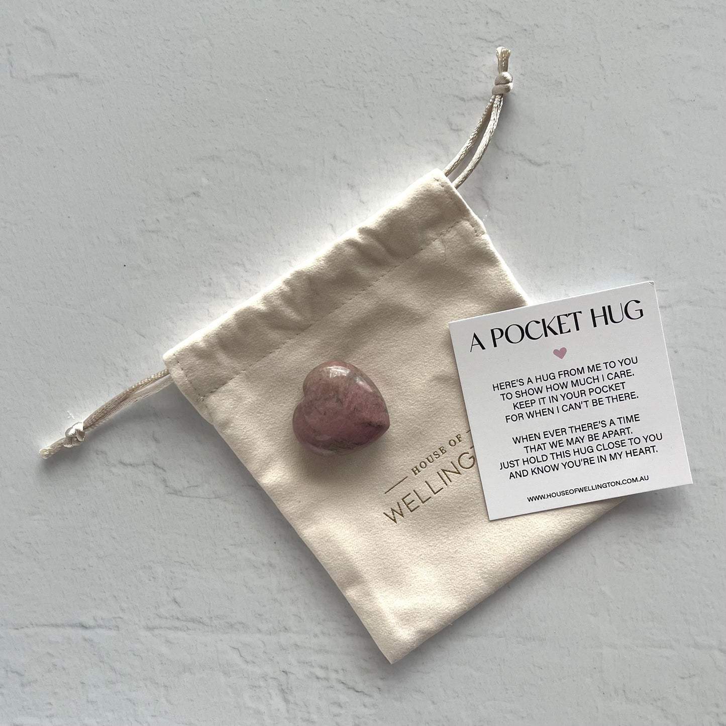 Pocket Hug - Rhodonite