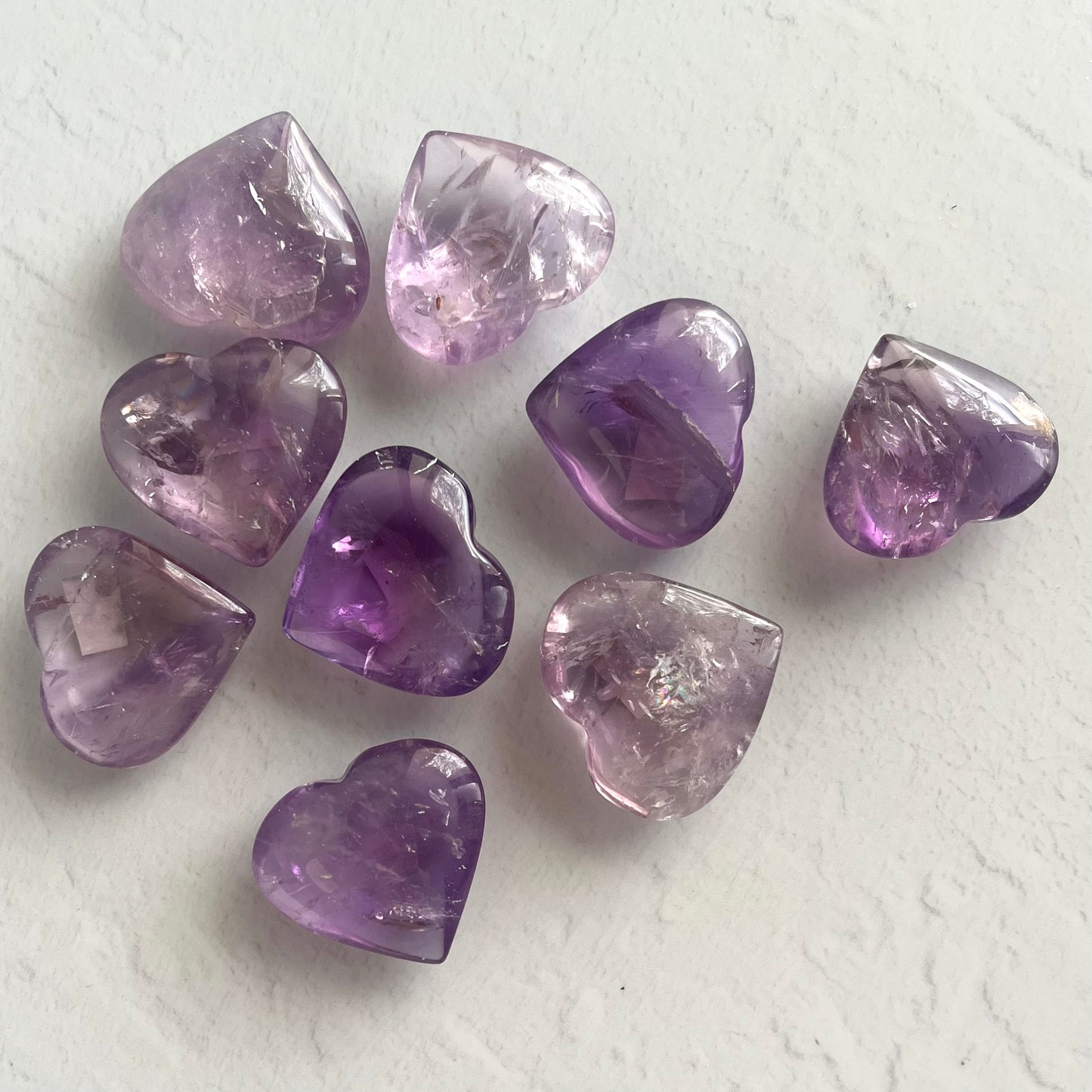 Amethyst Hearts