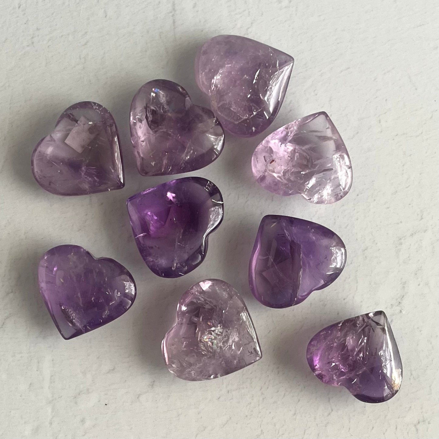 Amethyst Hearts