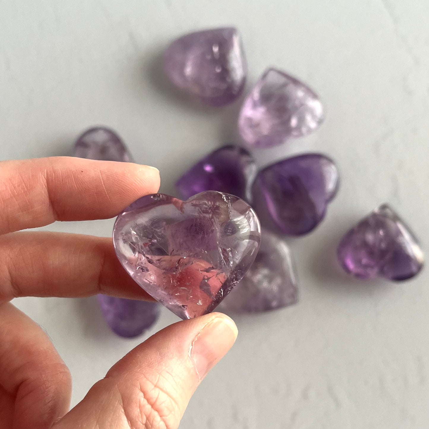 Amethyst Hearts