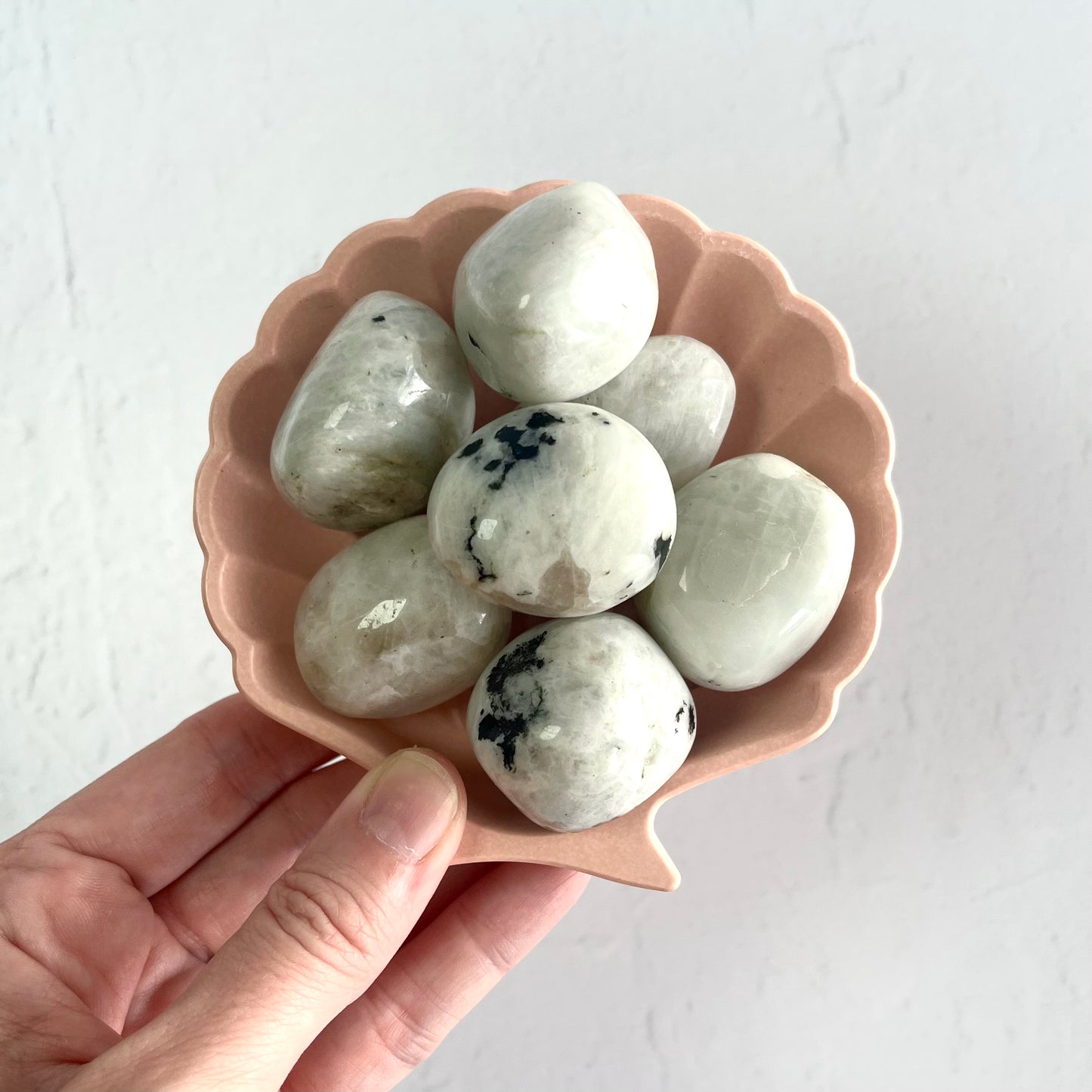 Rainbow Moonstone Tumbles