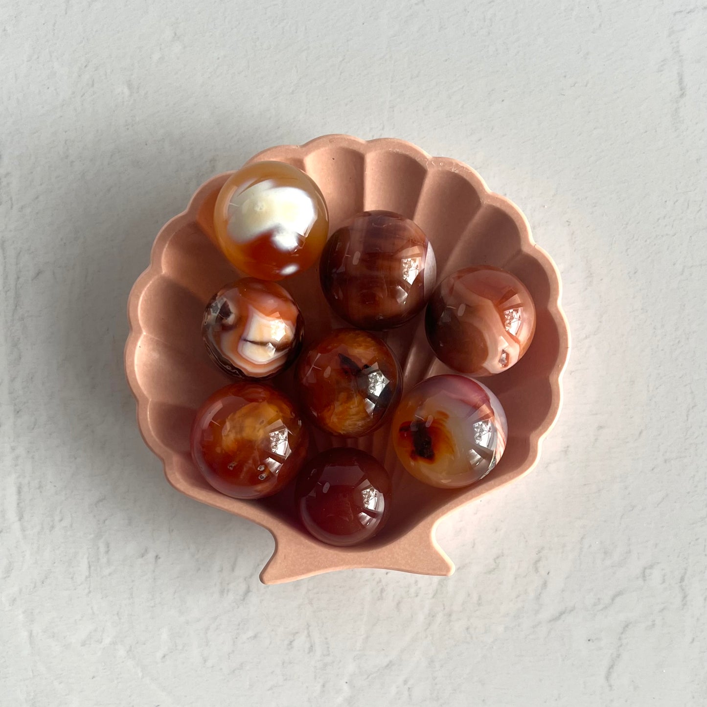 Carnelian Spheres (Small)