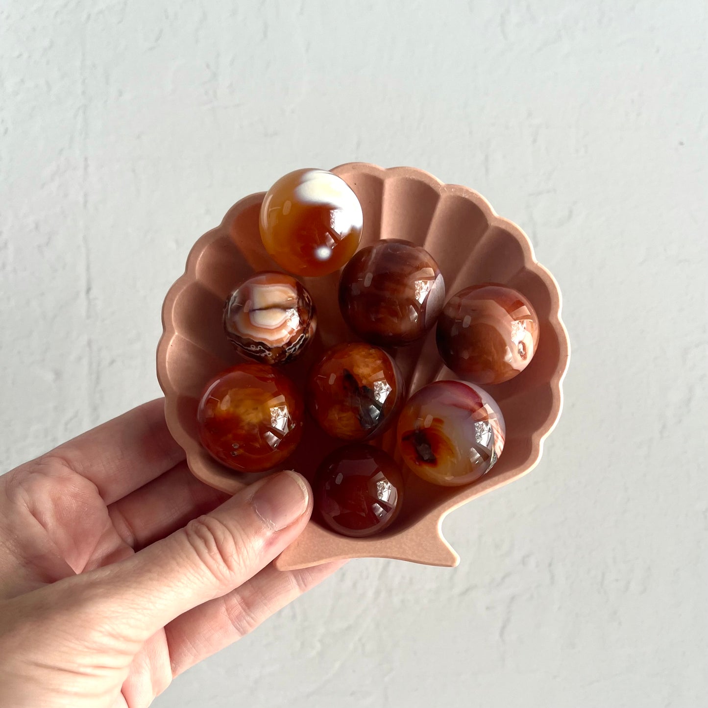 Carnelian Spheres (Small)