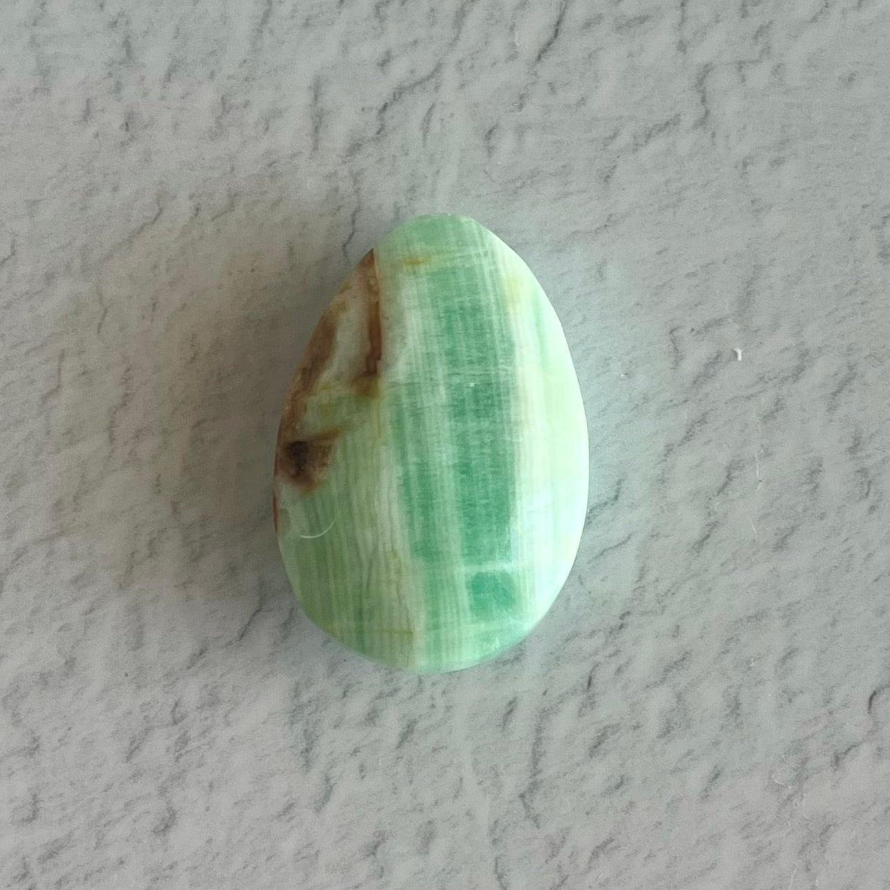 Caribbean Calcite Palm Stone #2 / 28g