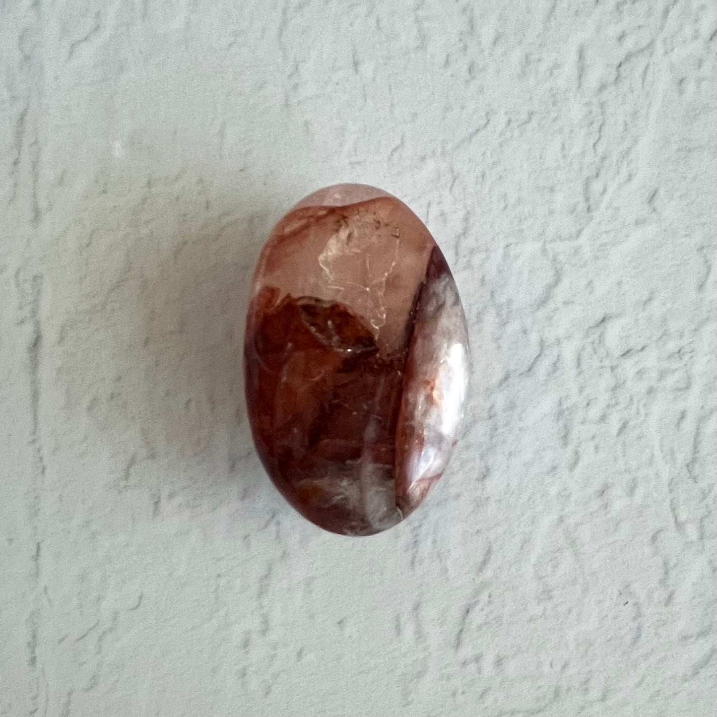 Fire Quartz Palm Stone #1 / 61g