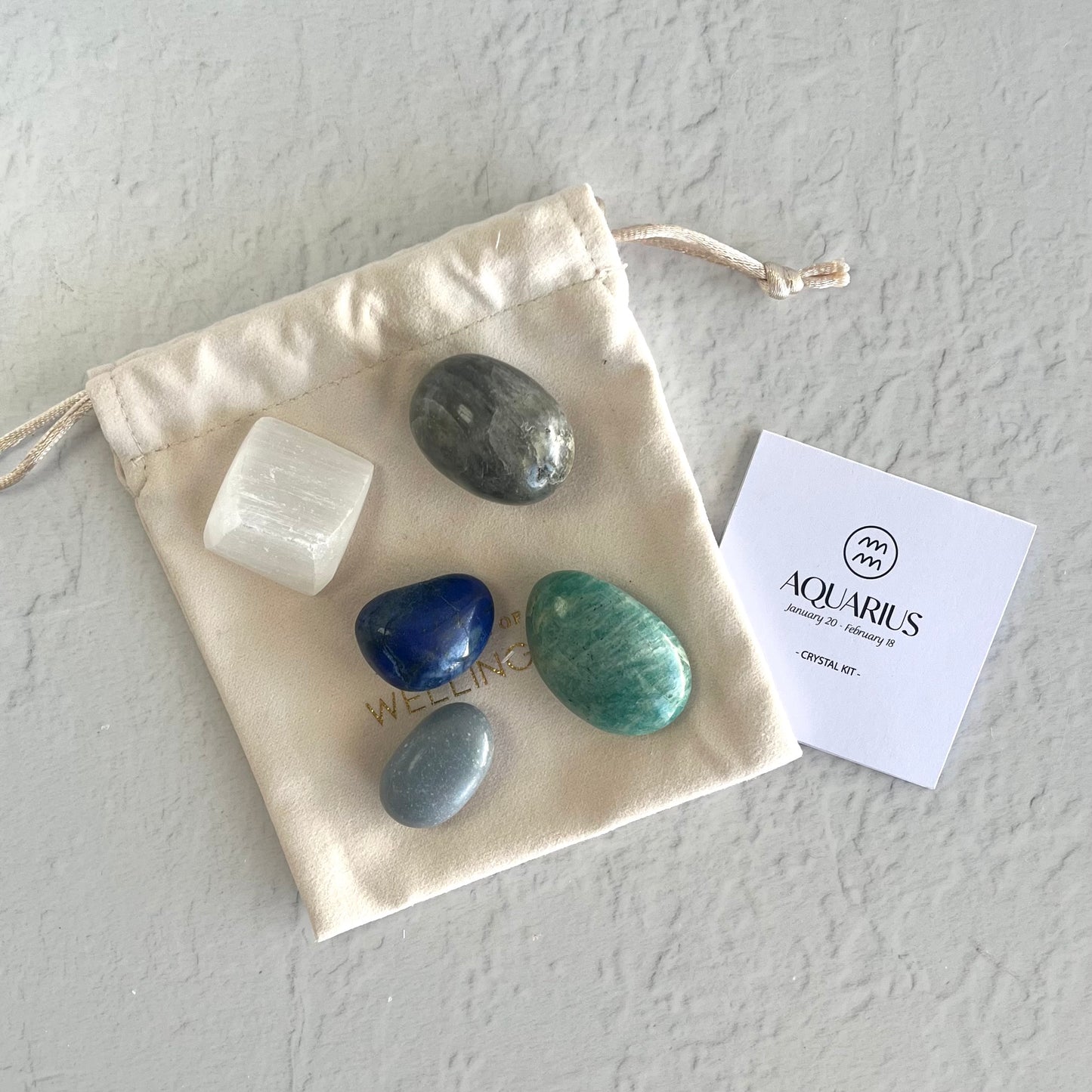Zodiac Crystal Kit - Aquarius