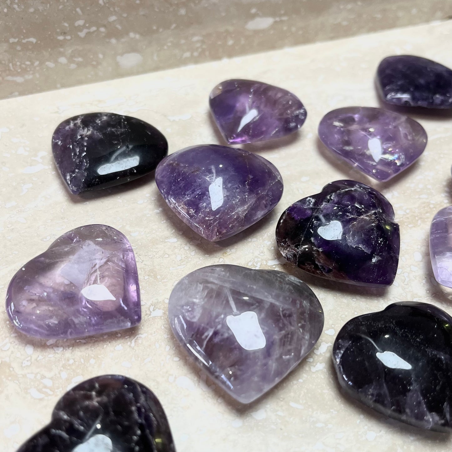 Amethyst Hearts