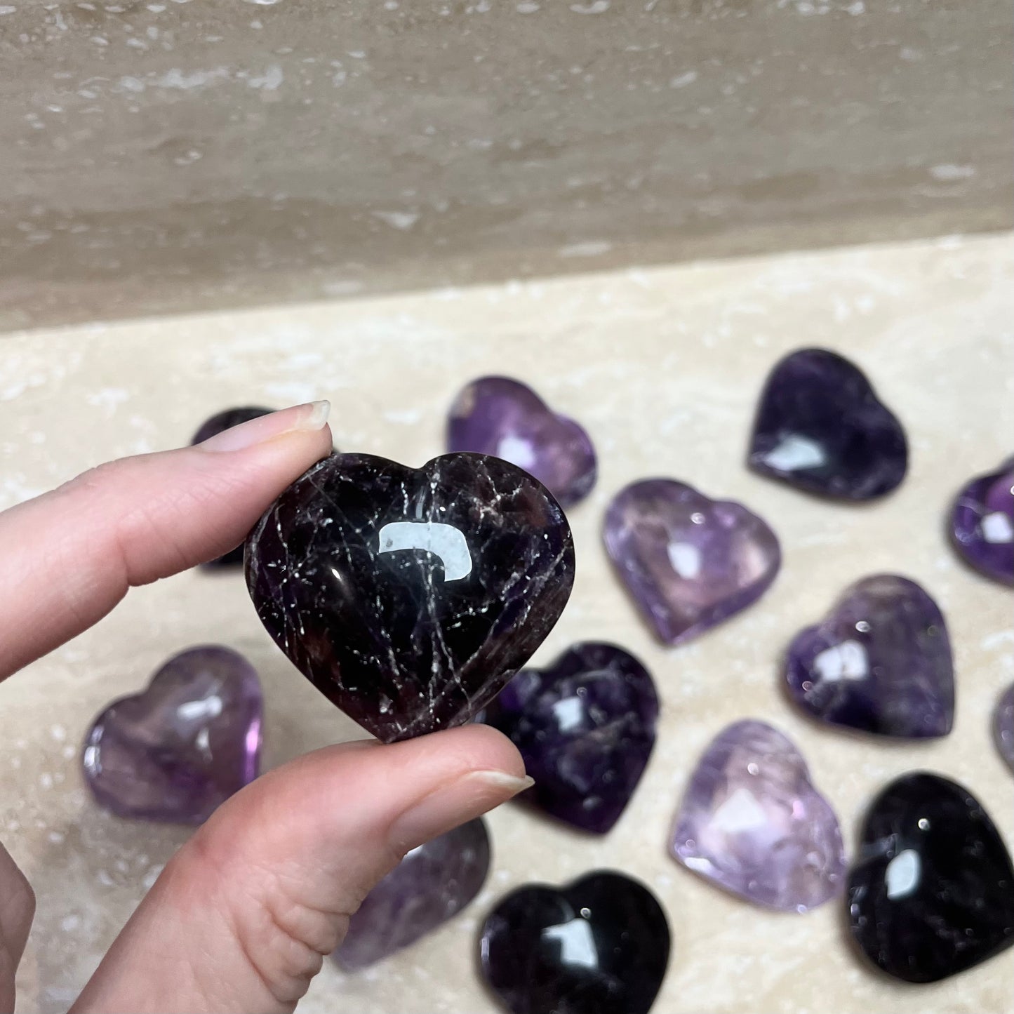Amethyst Hearts