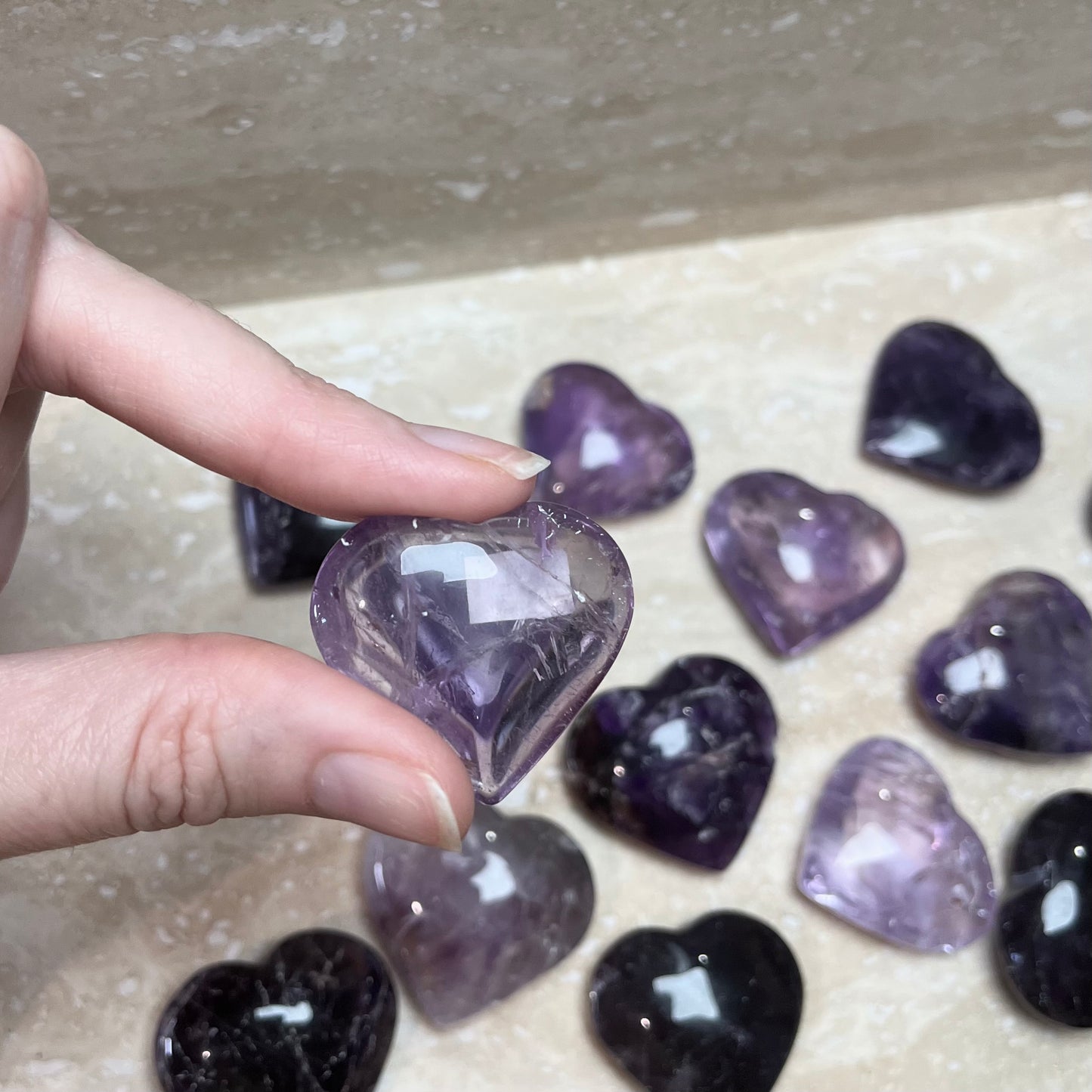 Amethyst Hearts
