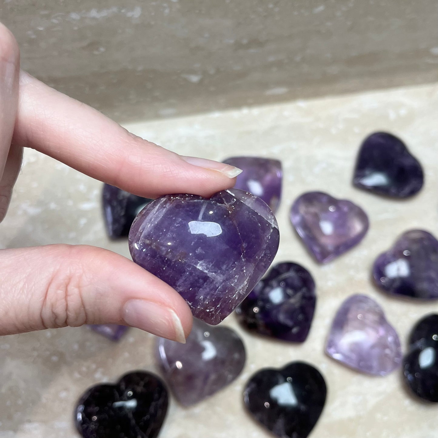 Amethyst Hearts