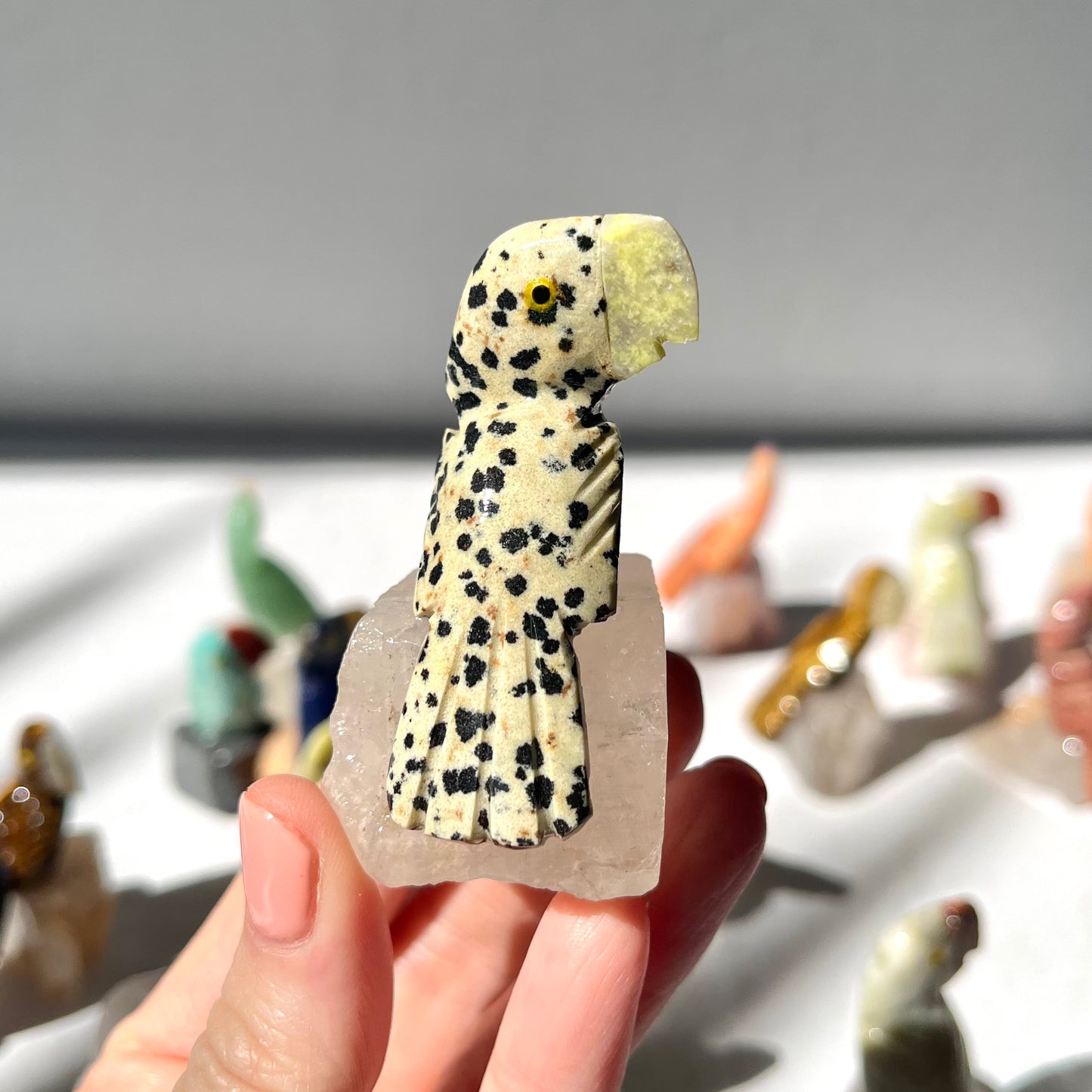 Crystal Parrot Carving / #3