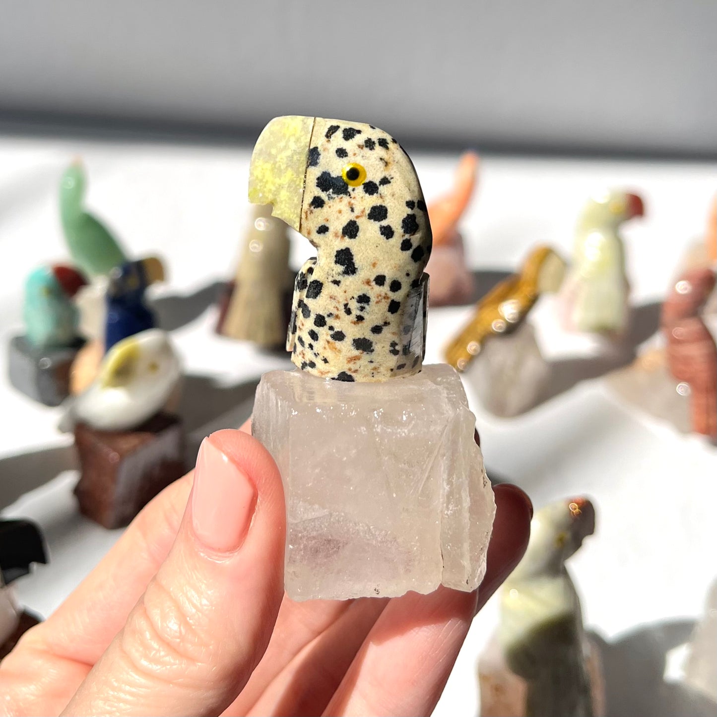 Crystal Parrot Carving / #3