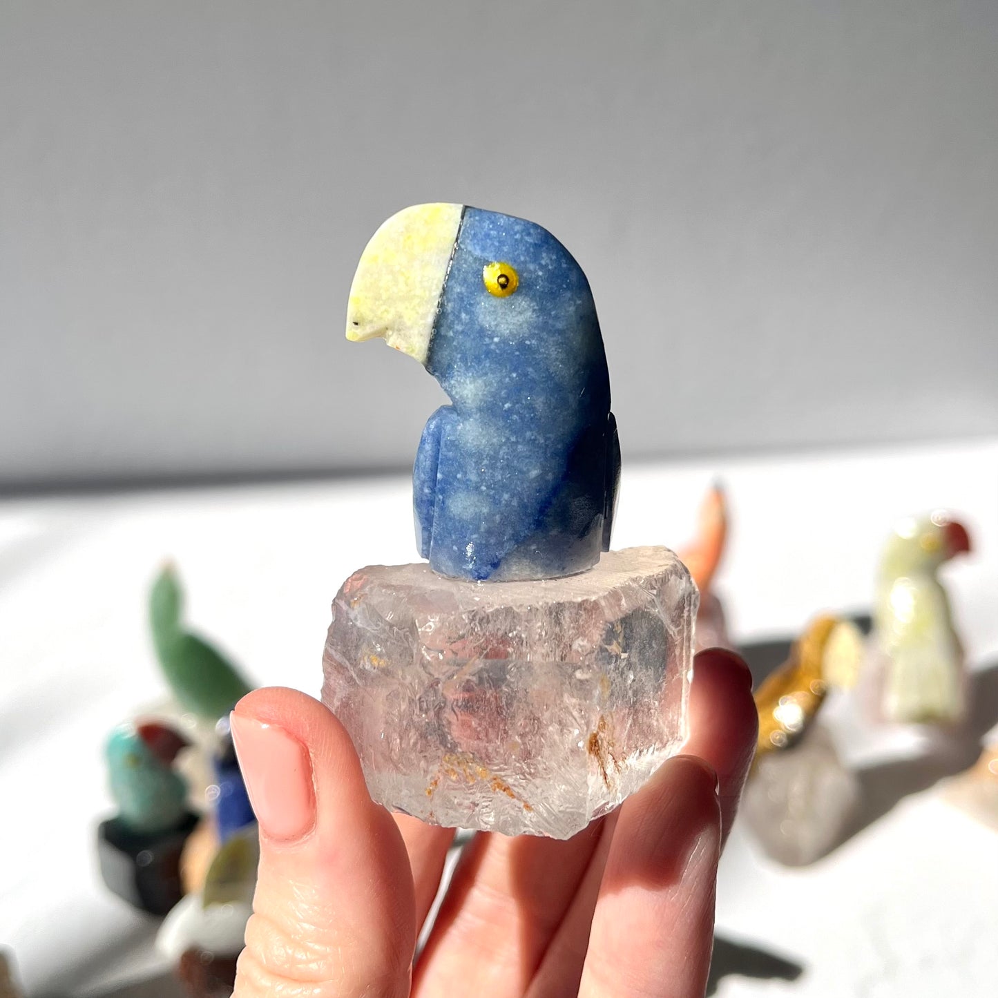Crystal Parrot Carving / #4