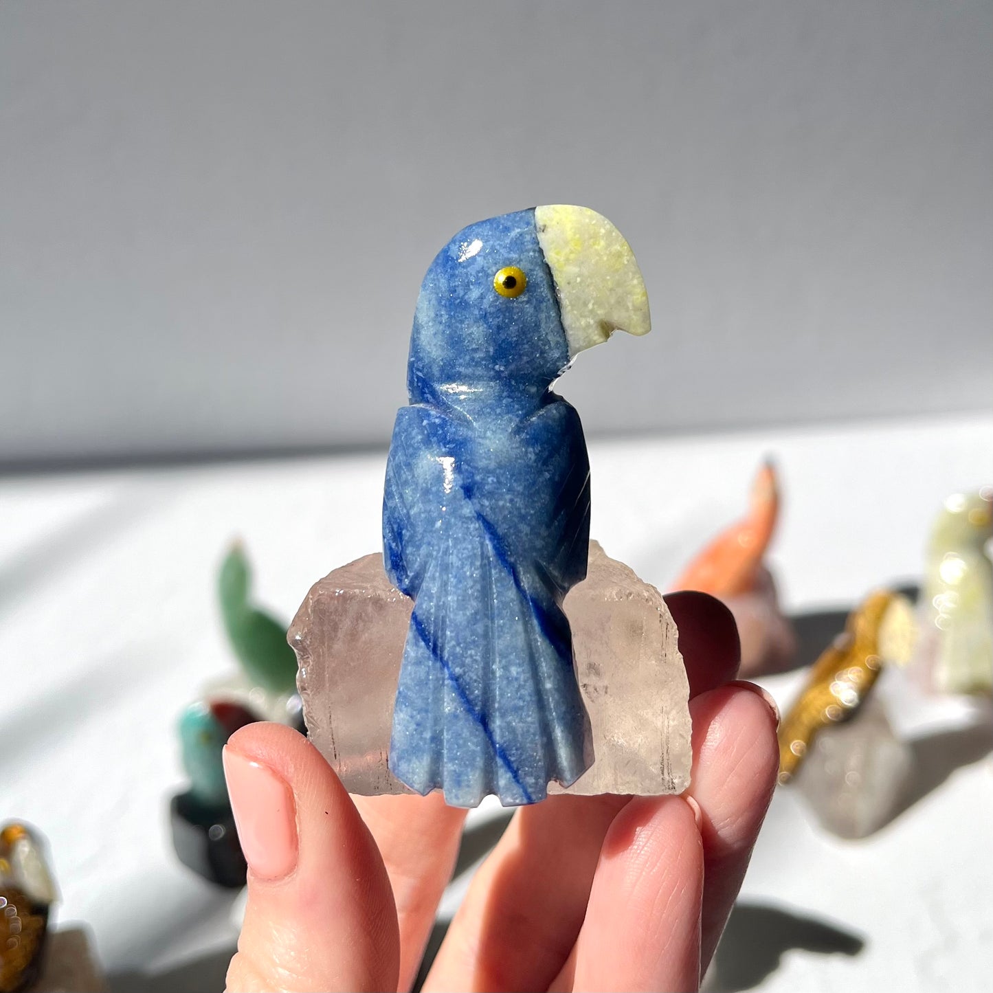 Crystal Parrot Carving / #4