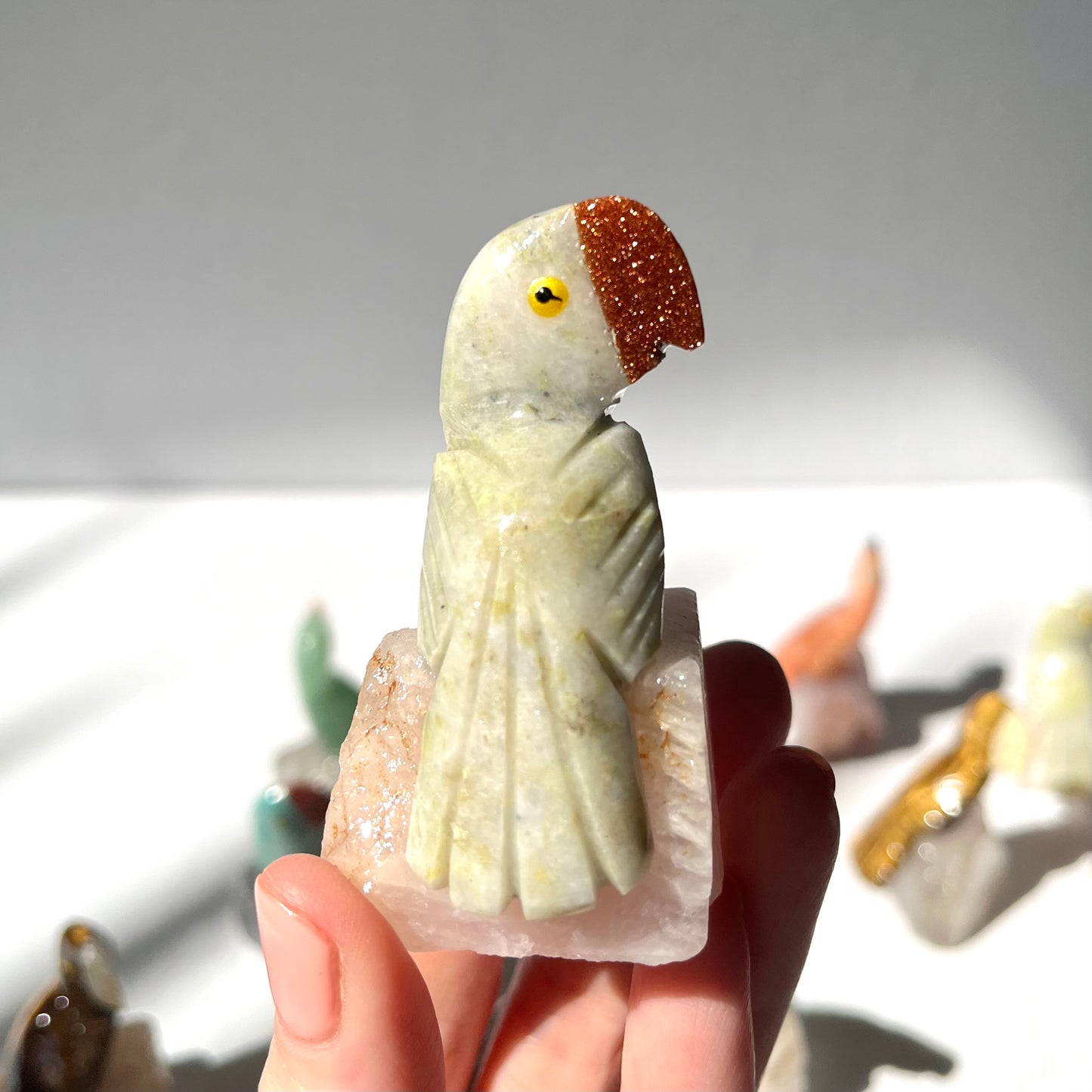 Crystal Parrot Carving / #5